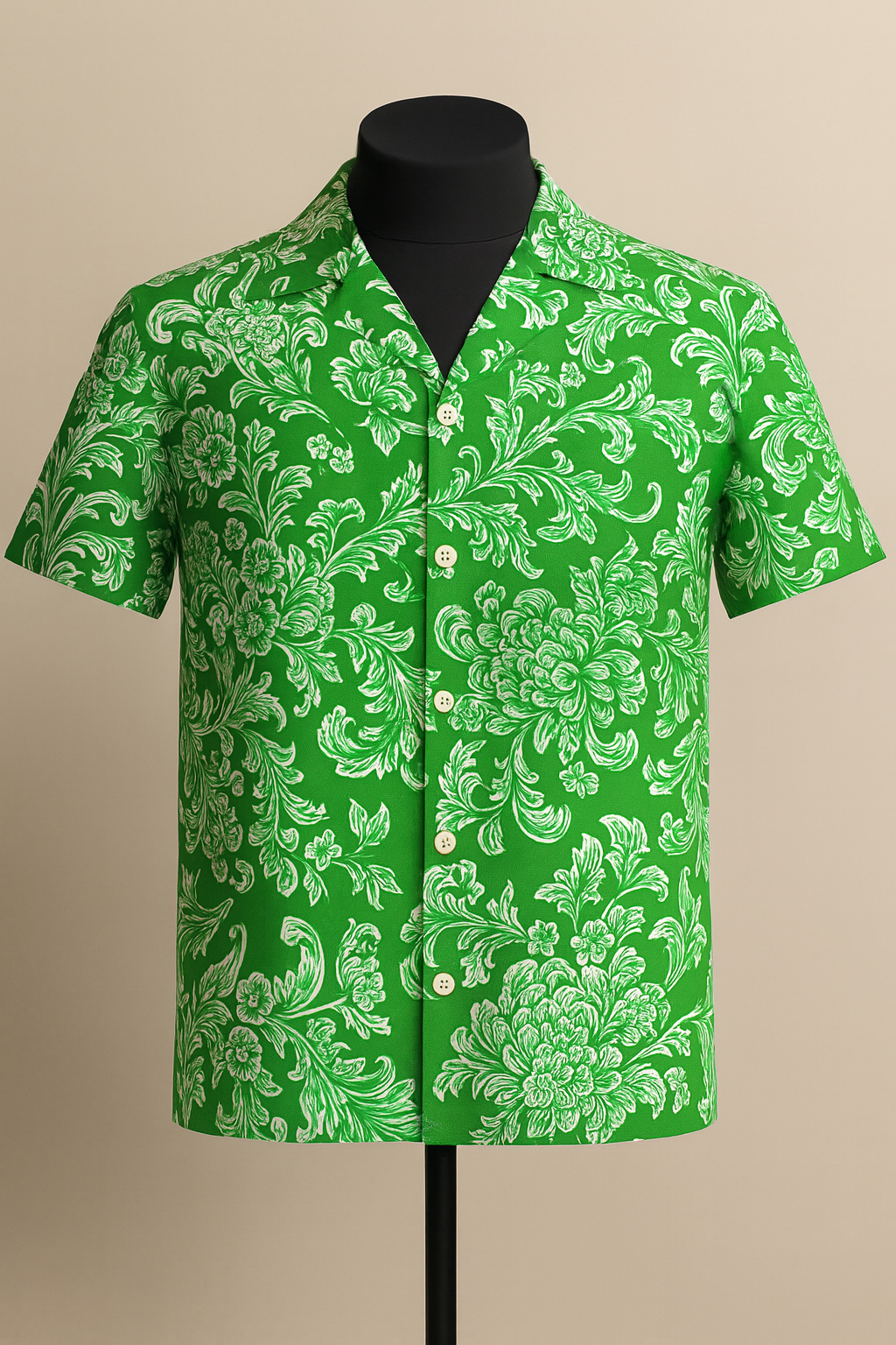 Green Majesty Aloha Shirt