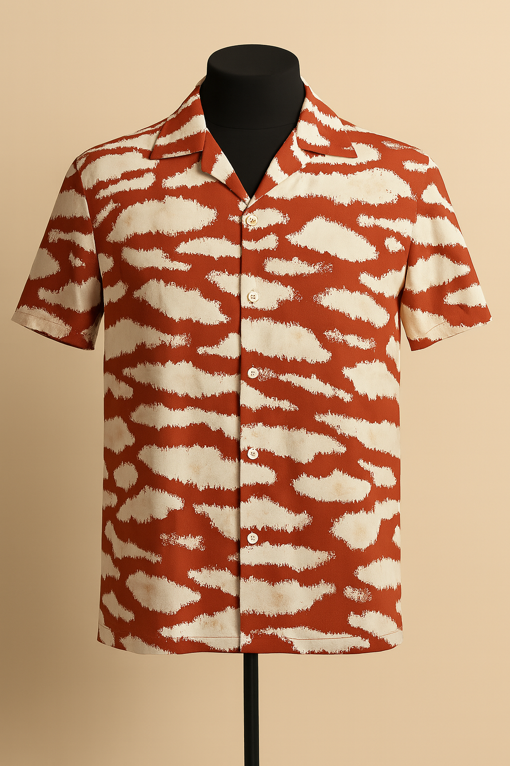 Zebra Burn Aloha Shirt