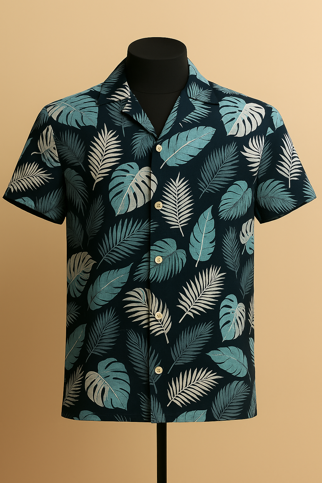 Blue Monsoon Noir Aloha Shirt