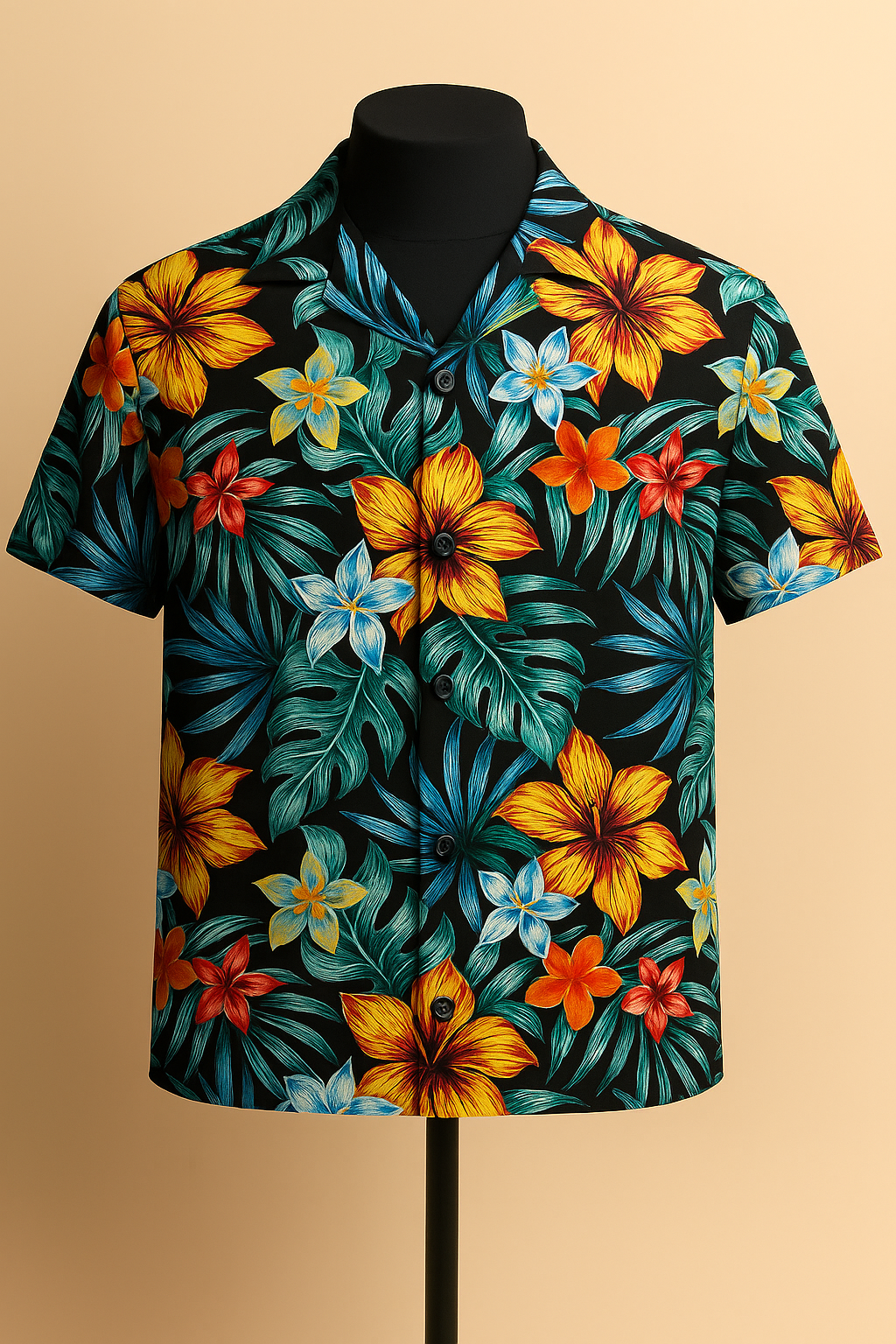 Midnight Tropic Aloha Shirt
