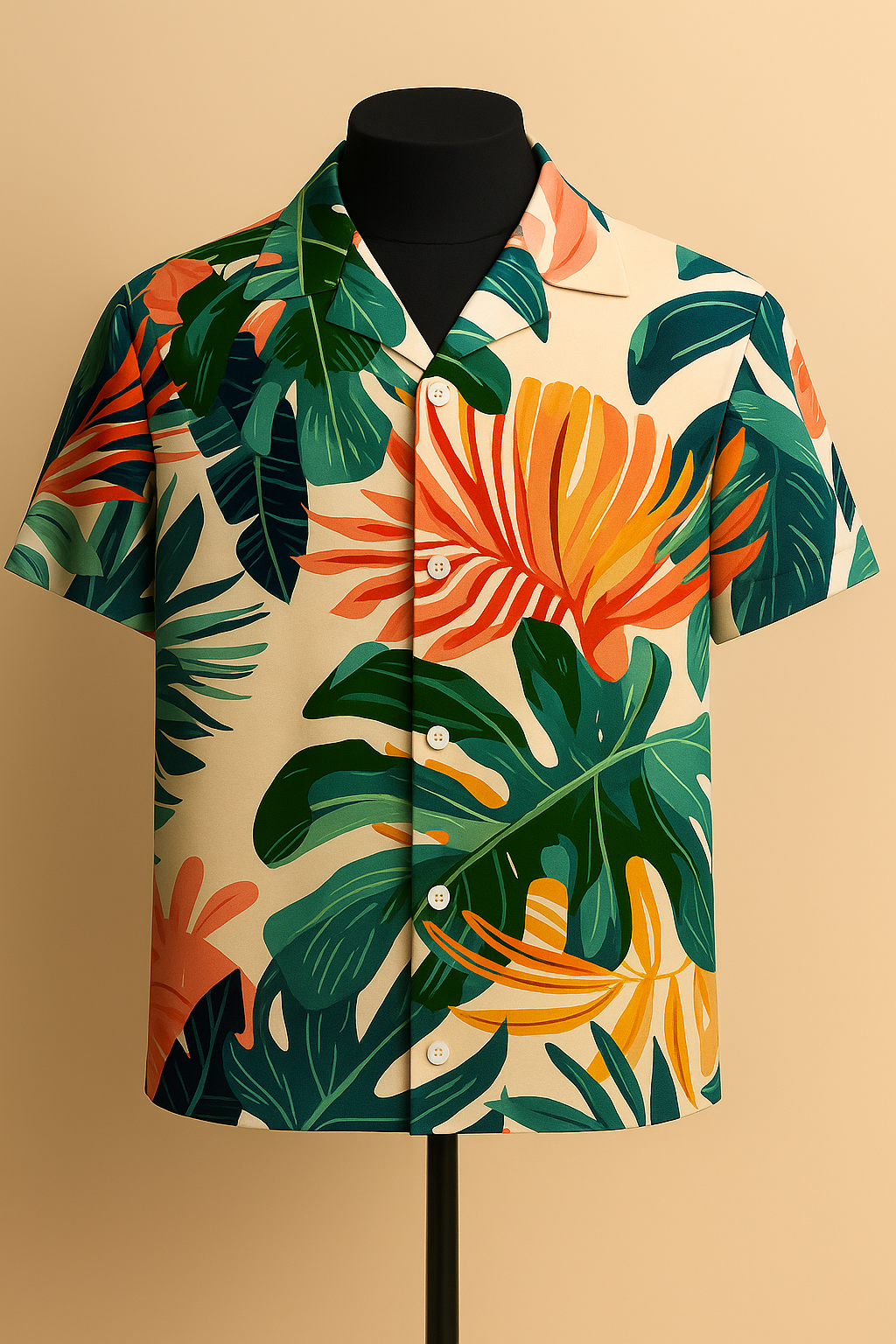Tropical Blaze Aloha Shirt
