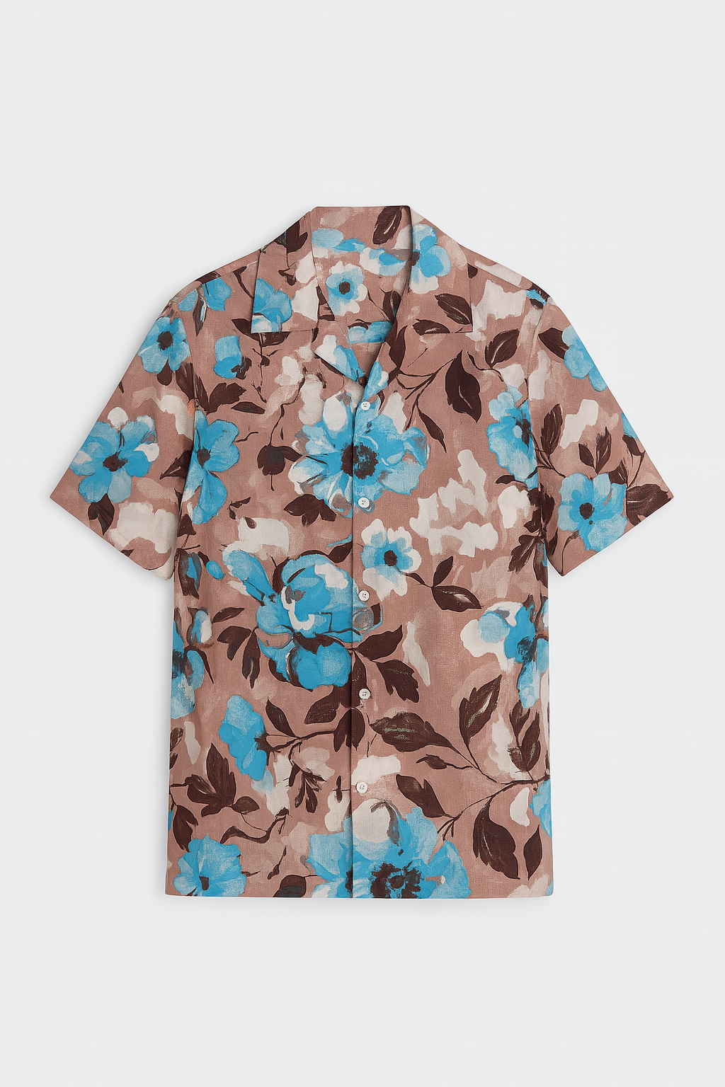 Floral Ember Aloha Shirt
