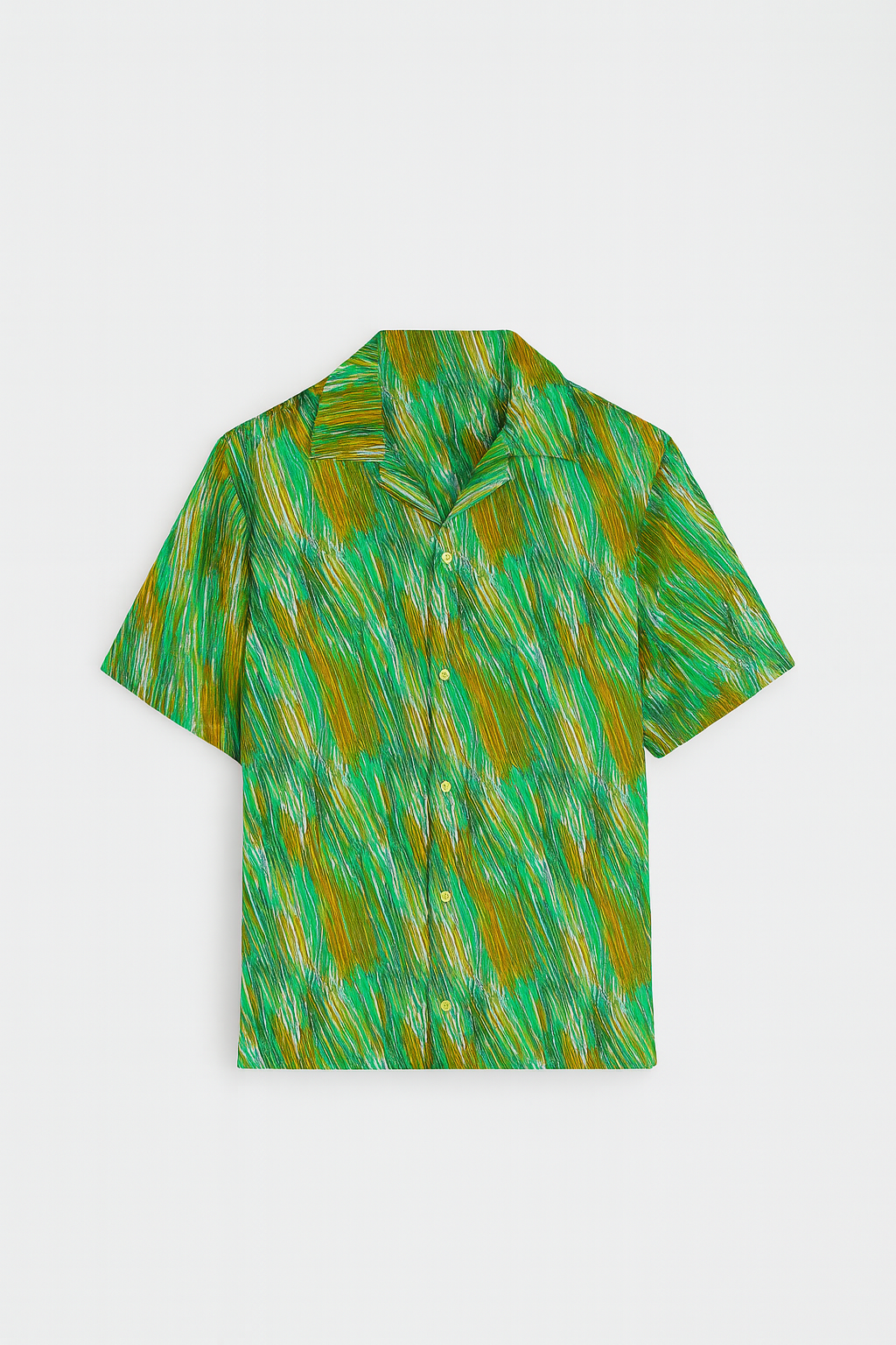Green Stream Aloha Shirt