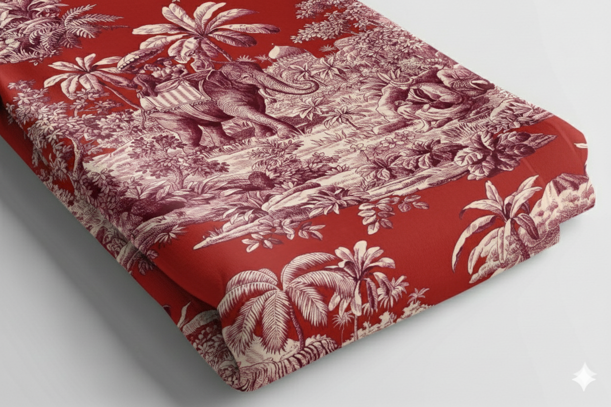Imperial Indian Toile Print Fabric