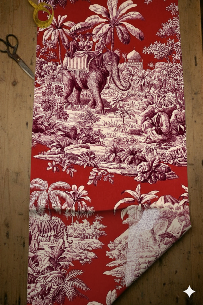 Imperial Indian Toile Print Fabric