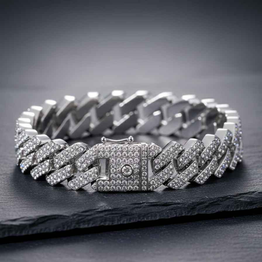 ICED CUBAN LINK CHAIN FOR MEN