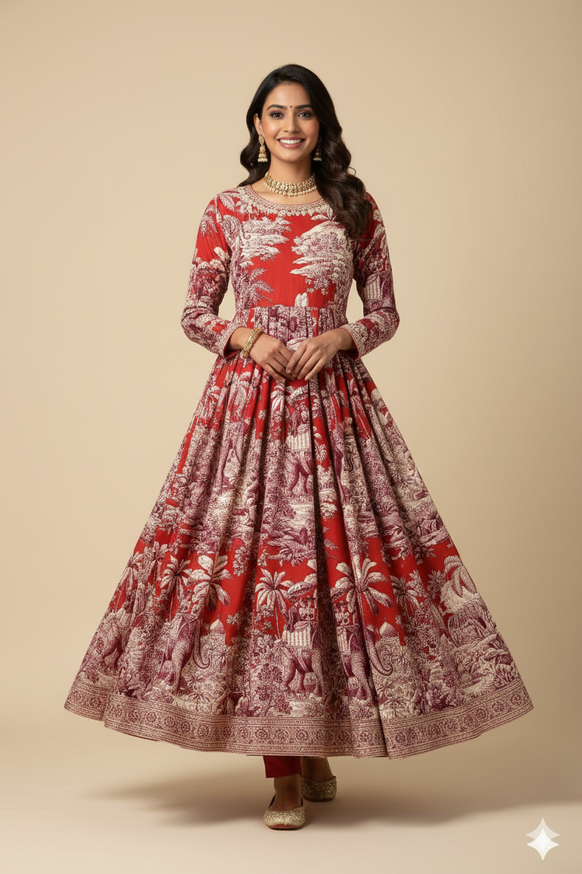 Imperial Indian Toile Print Fabric