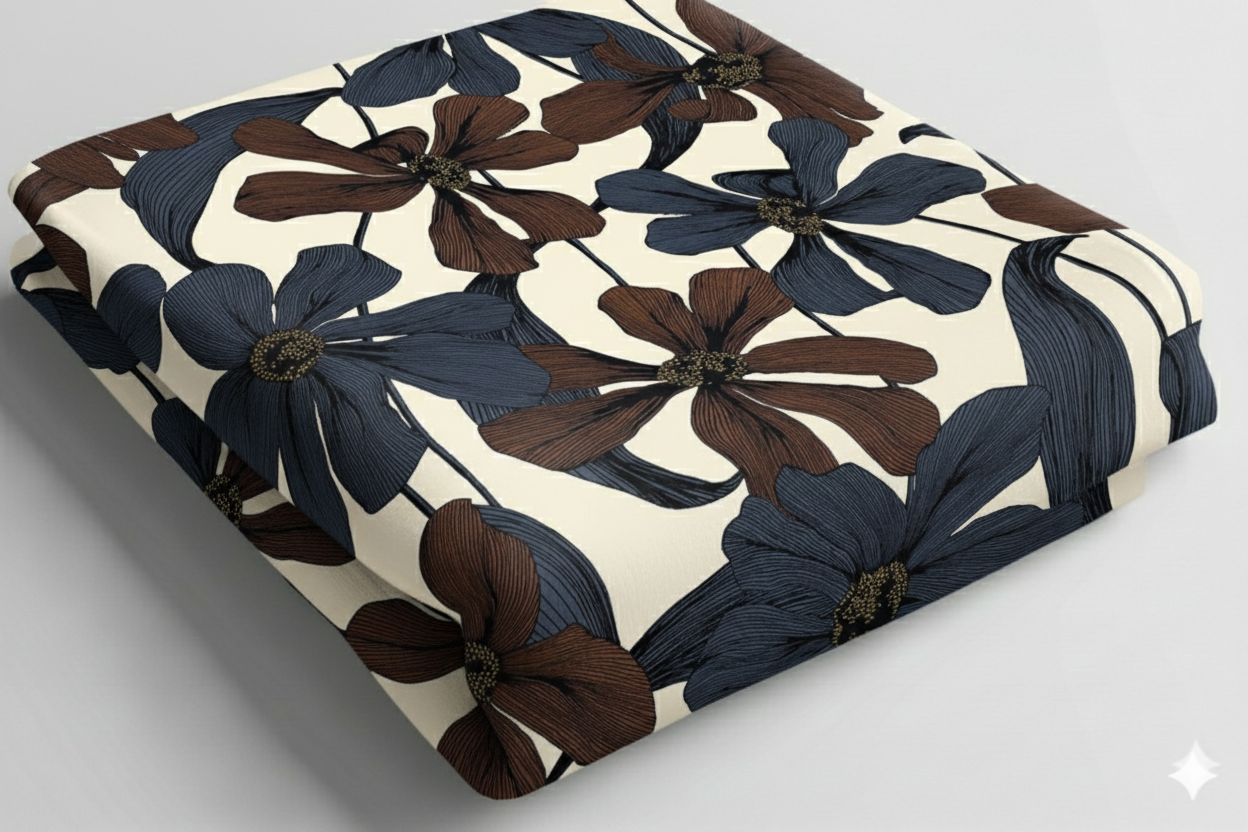 Shadow Bloom Print Fabric