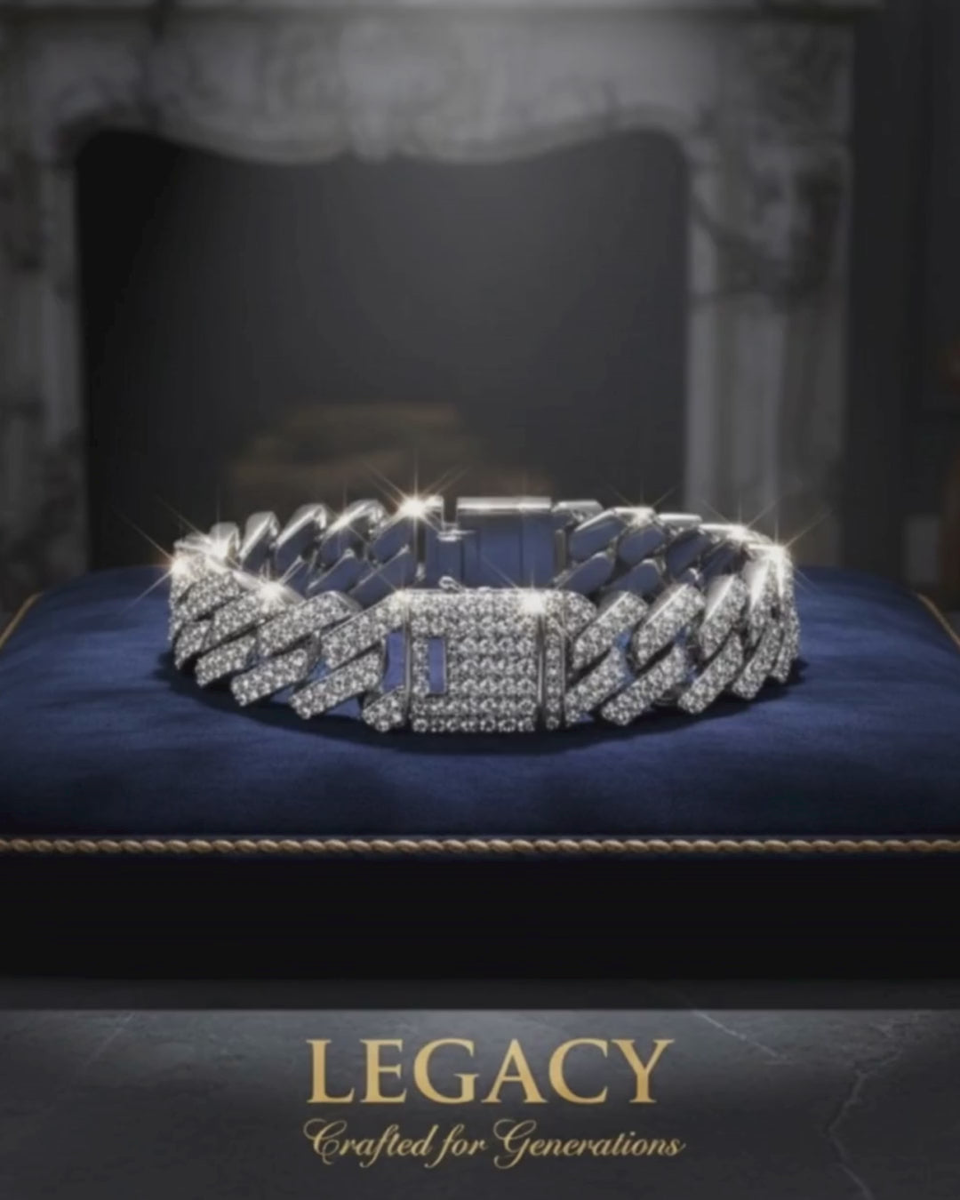 ICED CUBAN LINK CHAIN FOR MEN